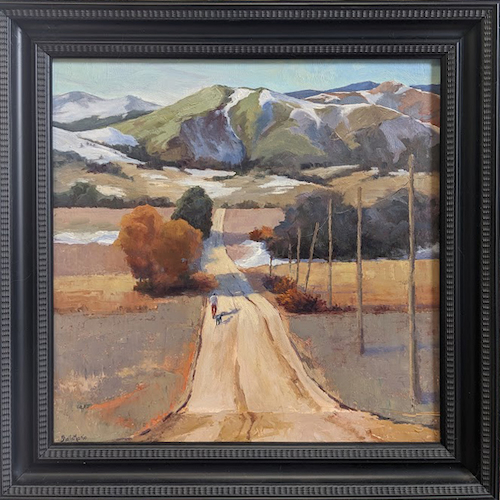 Click to view detail for It's A Long Walk Home Buddy 20x20 $1300